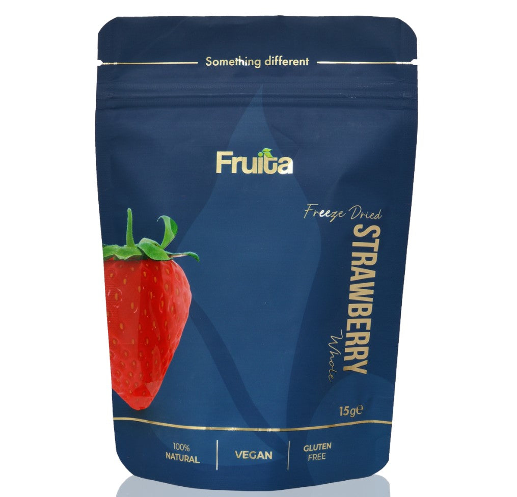 Fruita Freeze Dried Whole Strawberry Vegan Hsquare Kuwait