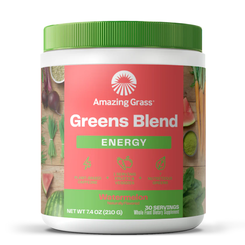 Amazing Grass Greens Blend Energy Watermelon flavor