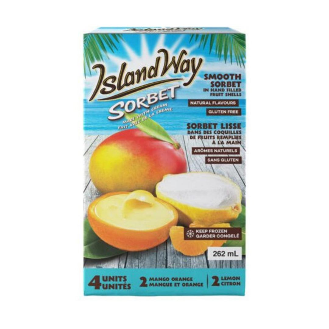 Island Way Sweet Pineapple Sorbet Natural Fruit Icecream 105Gm