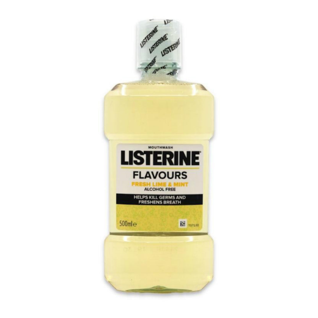 Listerine Fresh Lime And Mint Mouth Wash 500Ml