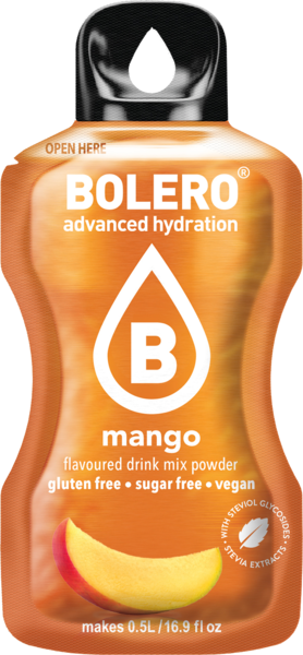 Bolero Mango Sugar-Free Drink Mix 3g - product packaging