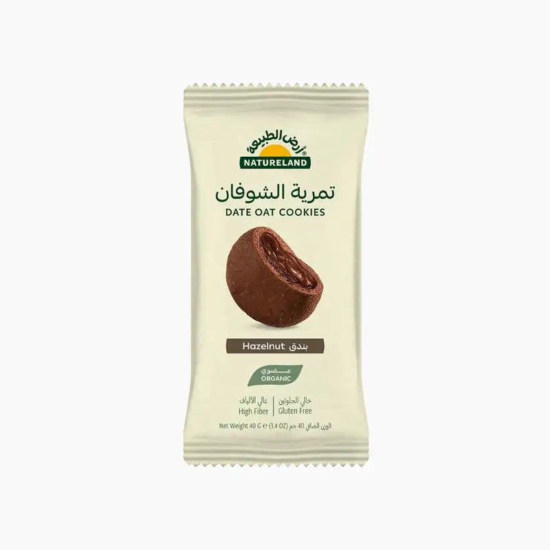Natureland Hazelnut Date Oat Cookies hsquare Kuwait
