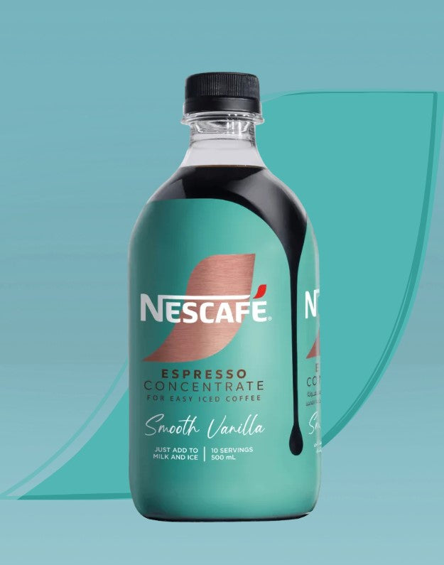 Nescafe Smooth Vanilla Espresso Concentrated Iced Coffee 500Ml