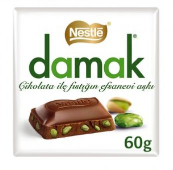 Nestle Damak Pistachio Fine Chocolate 60gm