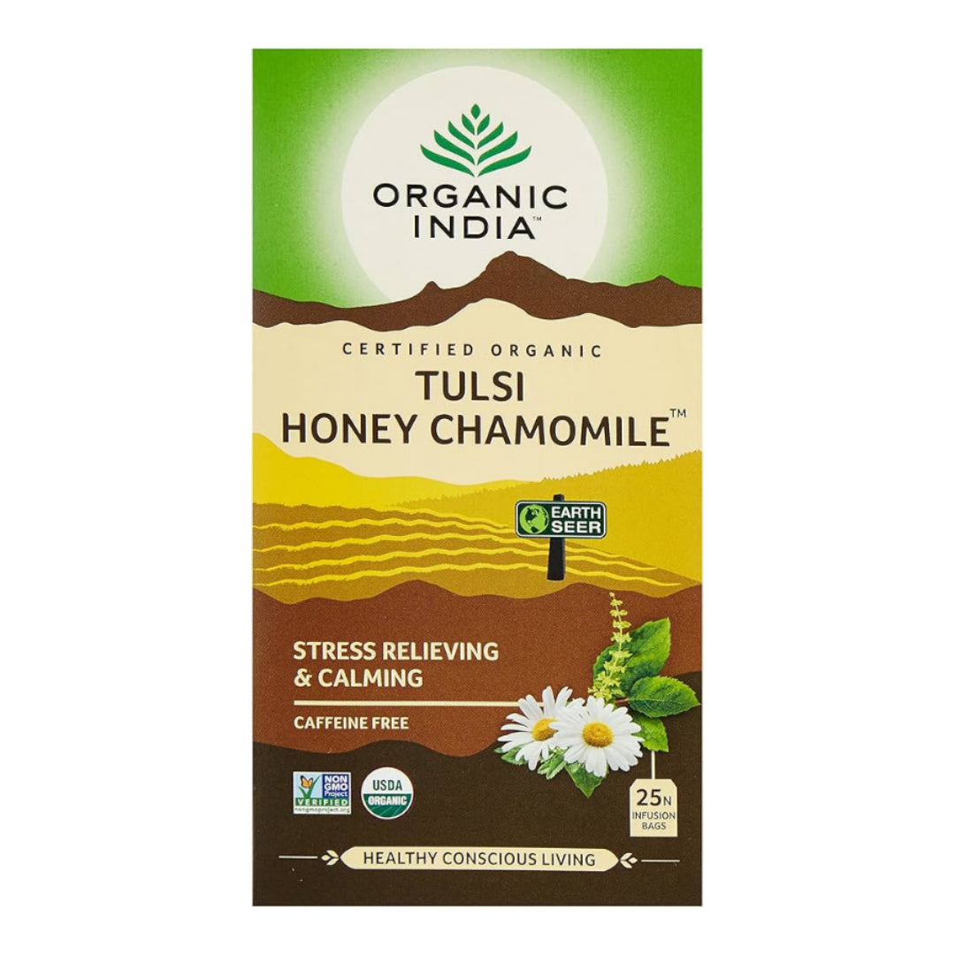 Organic India Hioney Chamomile Tulsi Tea 42Gm