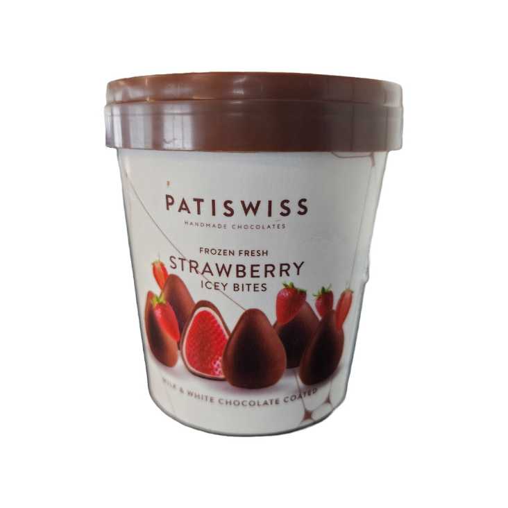 Patiswiss Frozen Fresh Strawberry bites ice cream