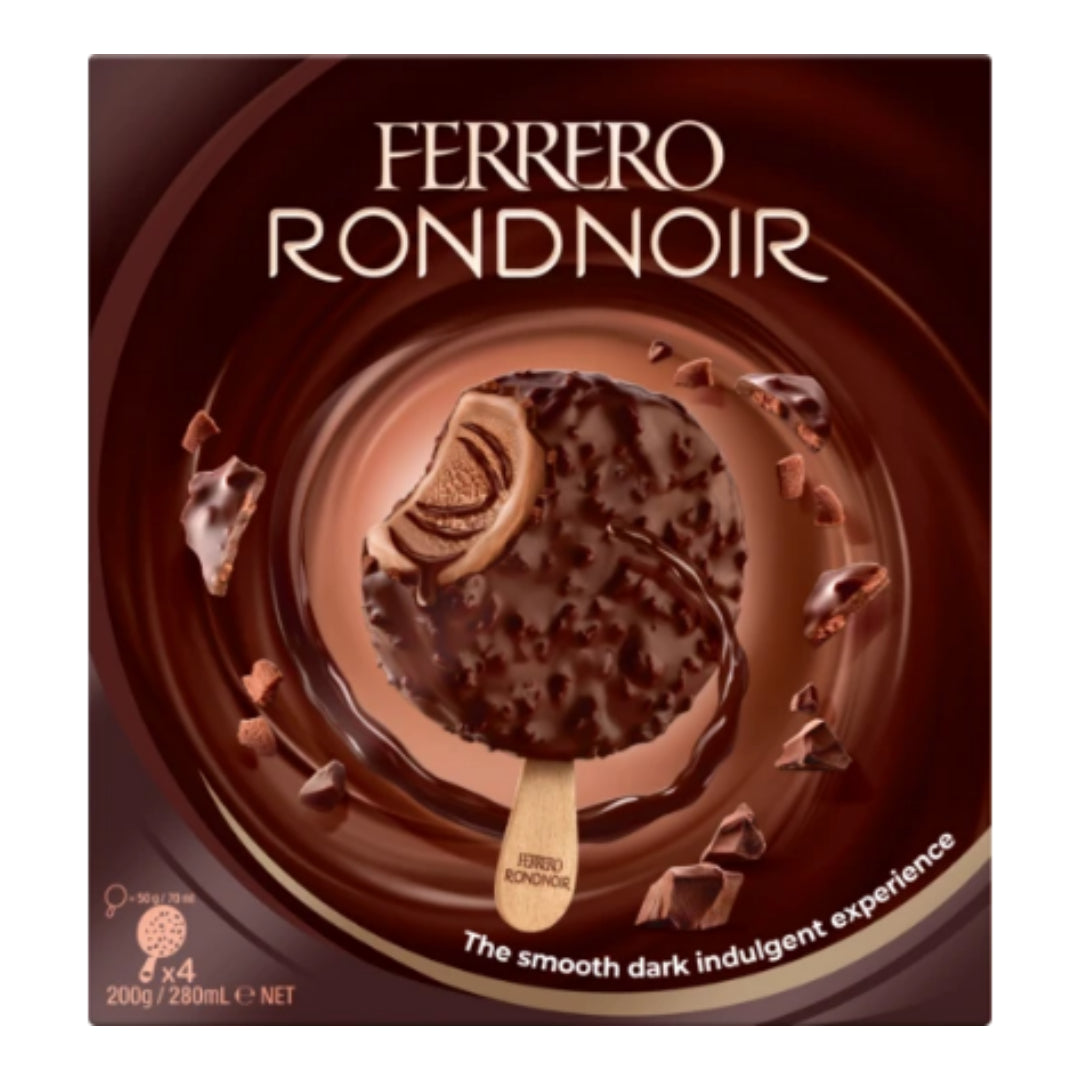 Raffaello Rocher Ice Cream Stick Rondnoir Gelato 4p 200gm