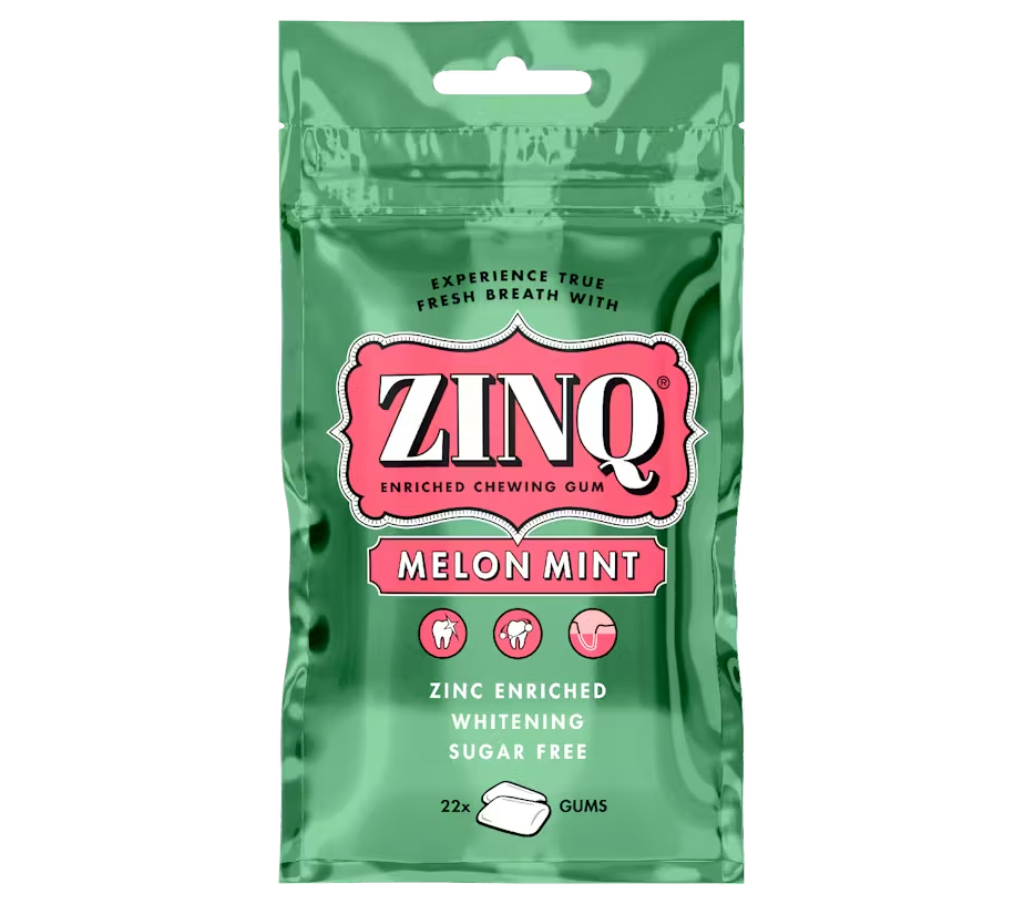 Zinq Melon-mint Chewing Gum 22Pcs