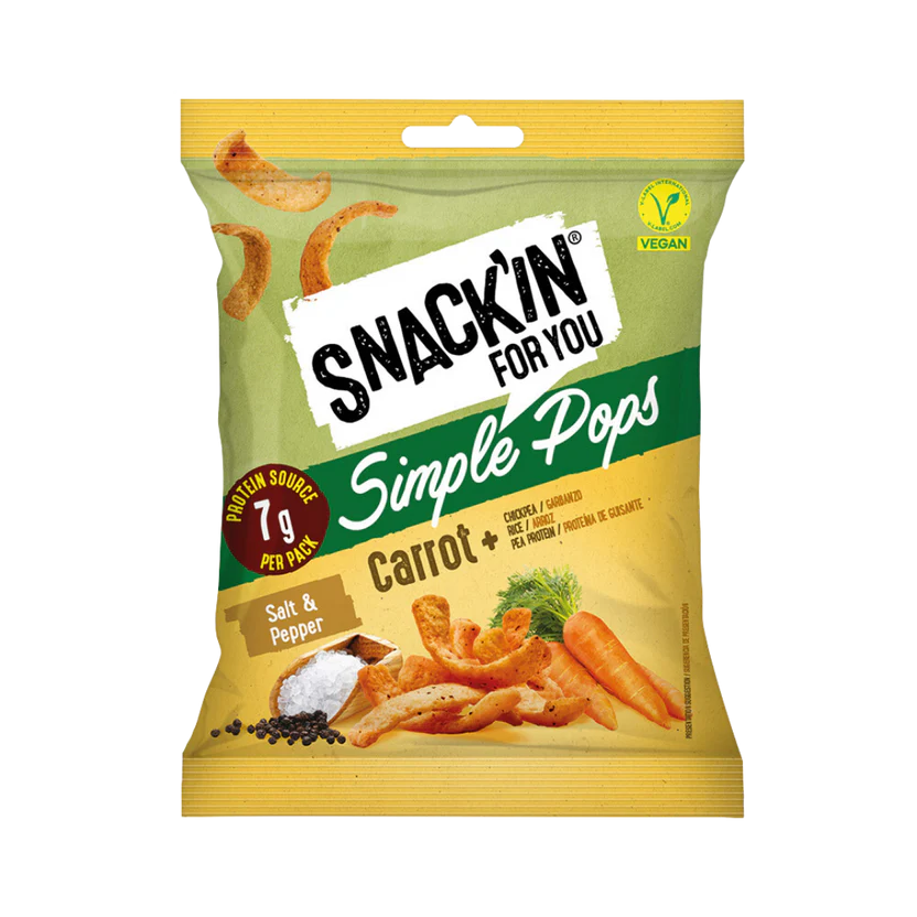 Snackin Carrot Simple Pops 40gms