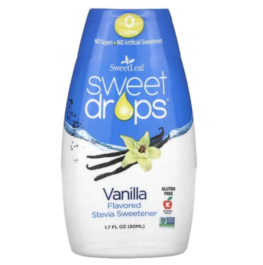 SweetLeaf Stevia Sweet Drops Vanilla Flavored Sweetener 