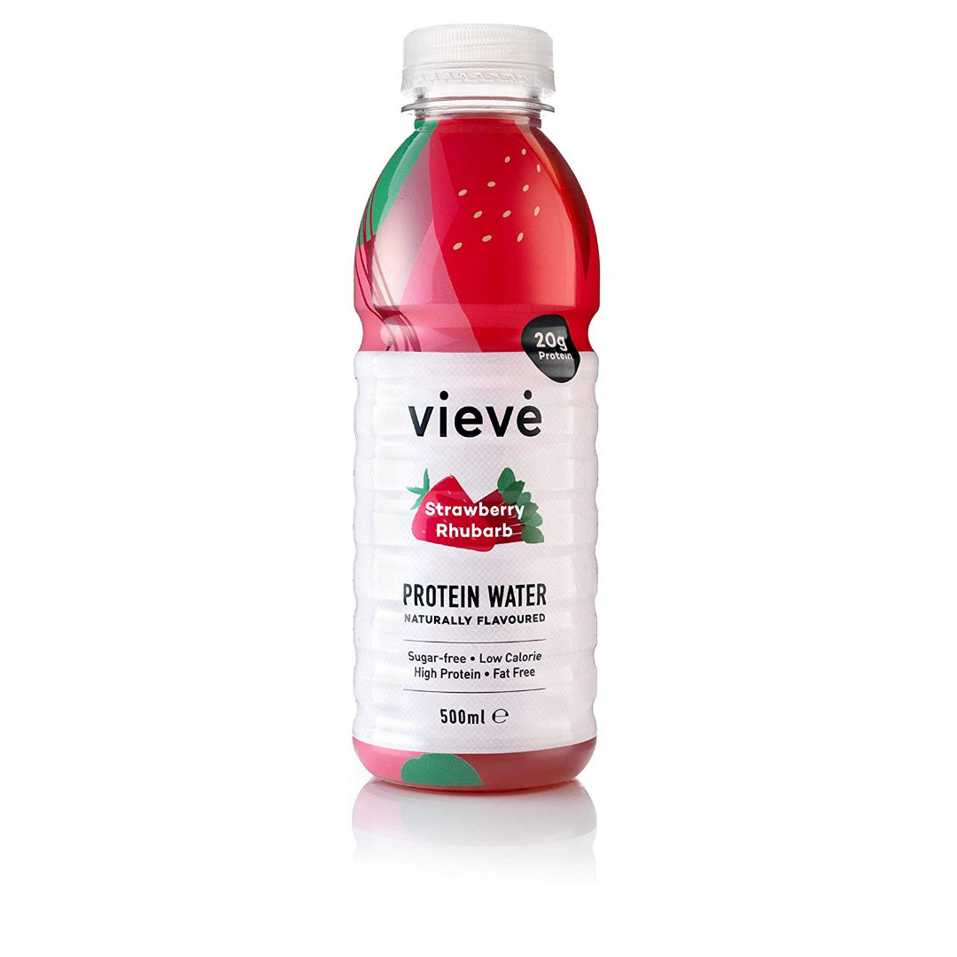 Vieve Strawberry & Rhubarb Flavored Protein Water 500Ml