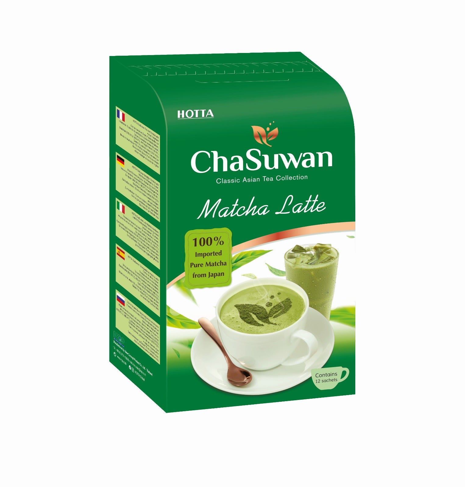 Hotta Macha Latte Chasuwan Classic Asian Tea 180Gm