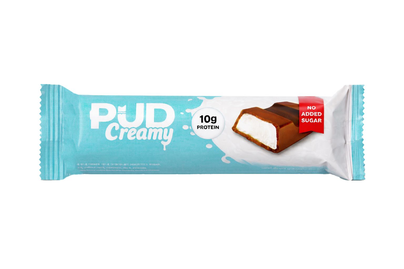Pud Creamy Milk Chocolate Filling Whey Protein Bar 55Gm