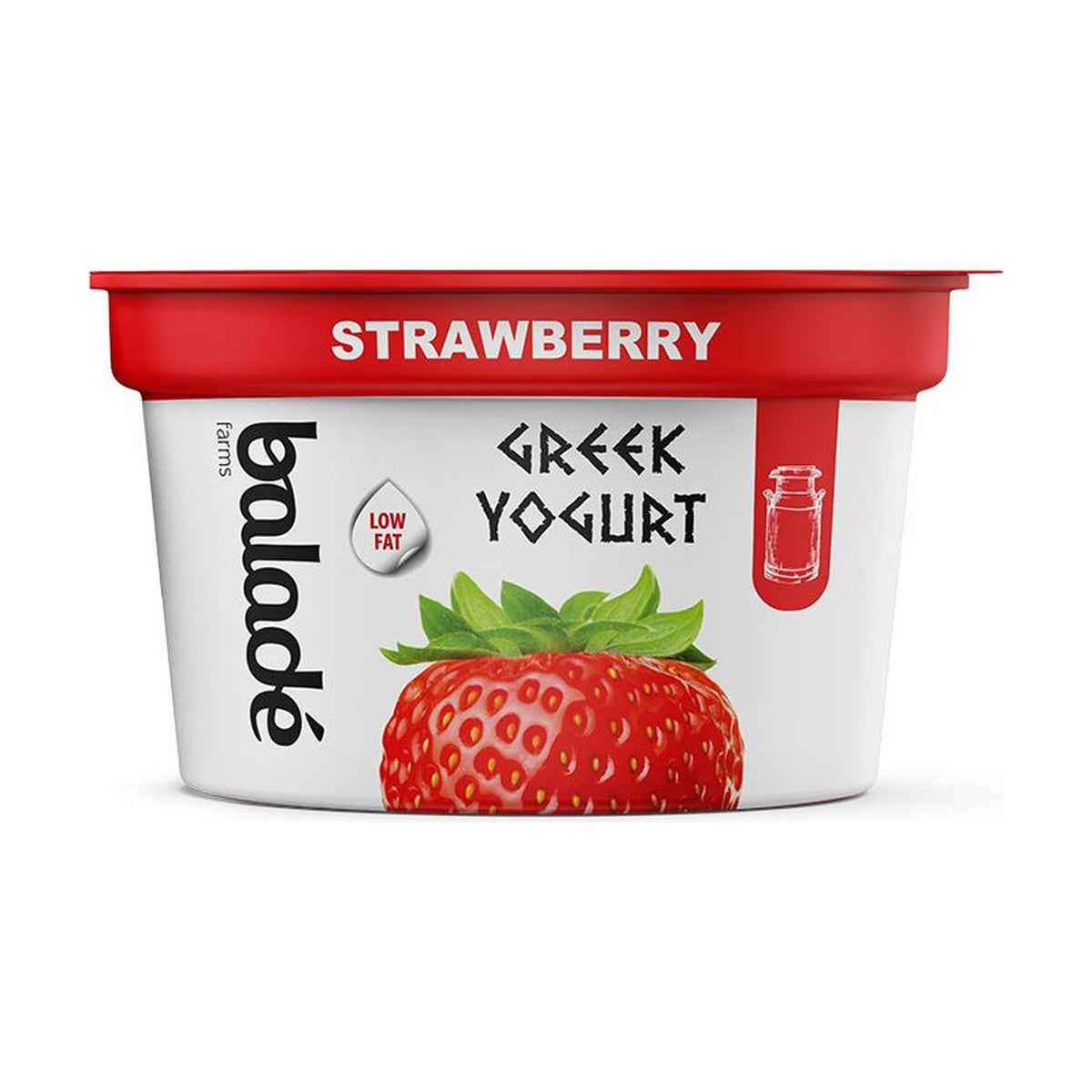 Balade Farms Low Fat Greek Yogurt Strawberry Flavor 180 gm