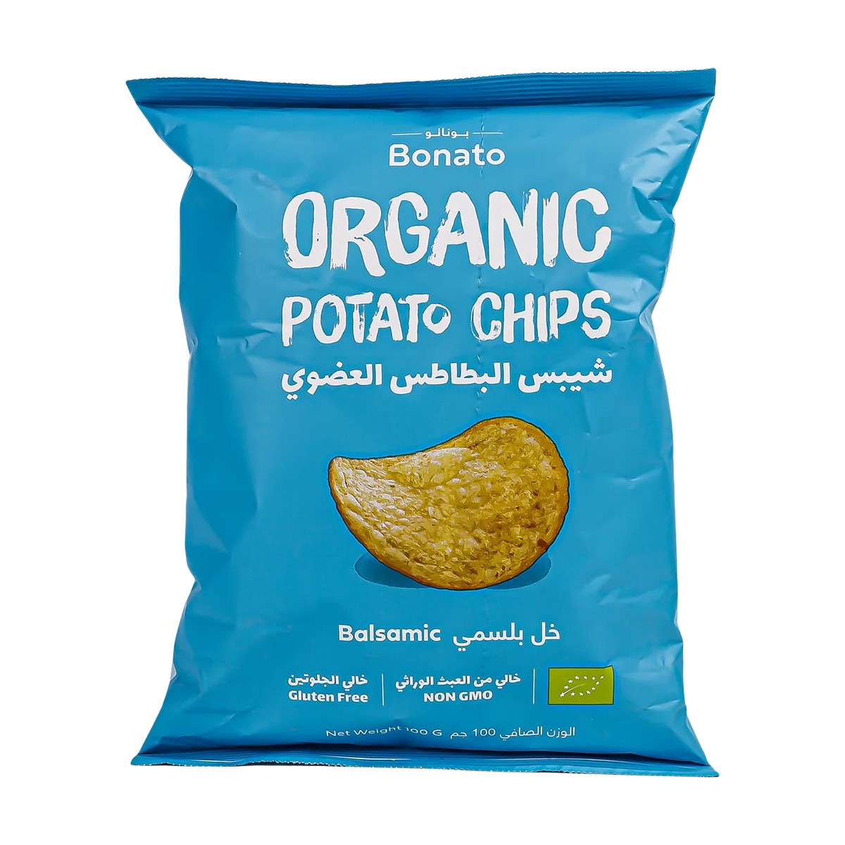 Bonato Organic Gluten Free Balsamic Vinegar Potato Chips 100g