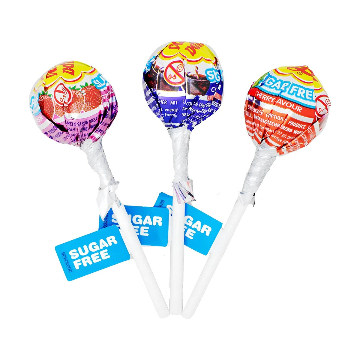 Chupa Chups Assorted Sugar Free Lollipops 11Gm