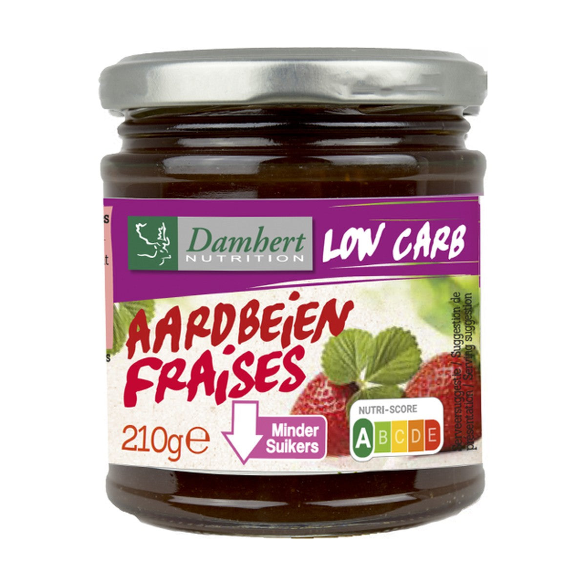 Damhert Strawberry Low Carb Jam 210Gm