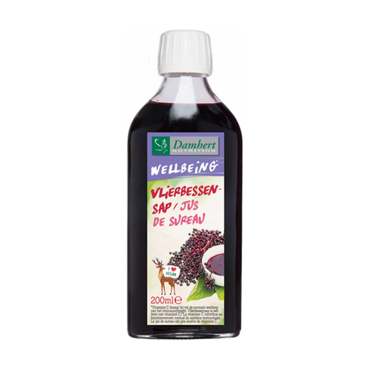 Damhert Wellbeing Elderberry Syrup 200Gm