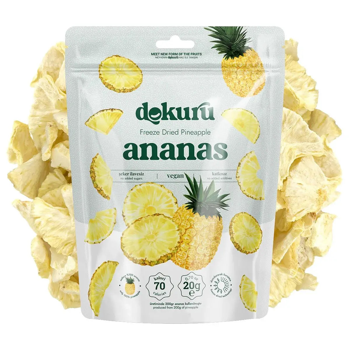 Dokuru Freeze Dried Pineapple 30gm