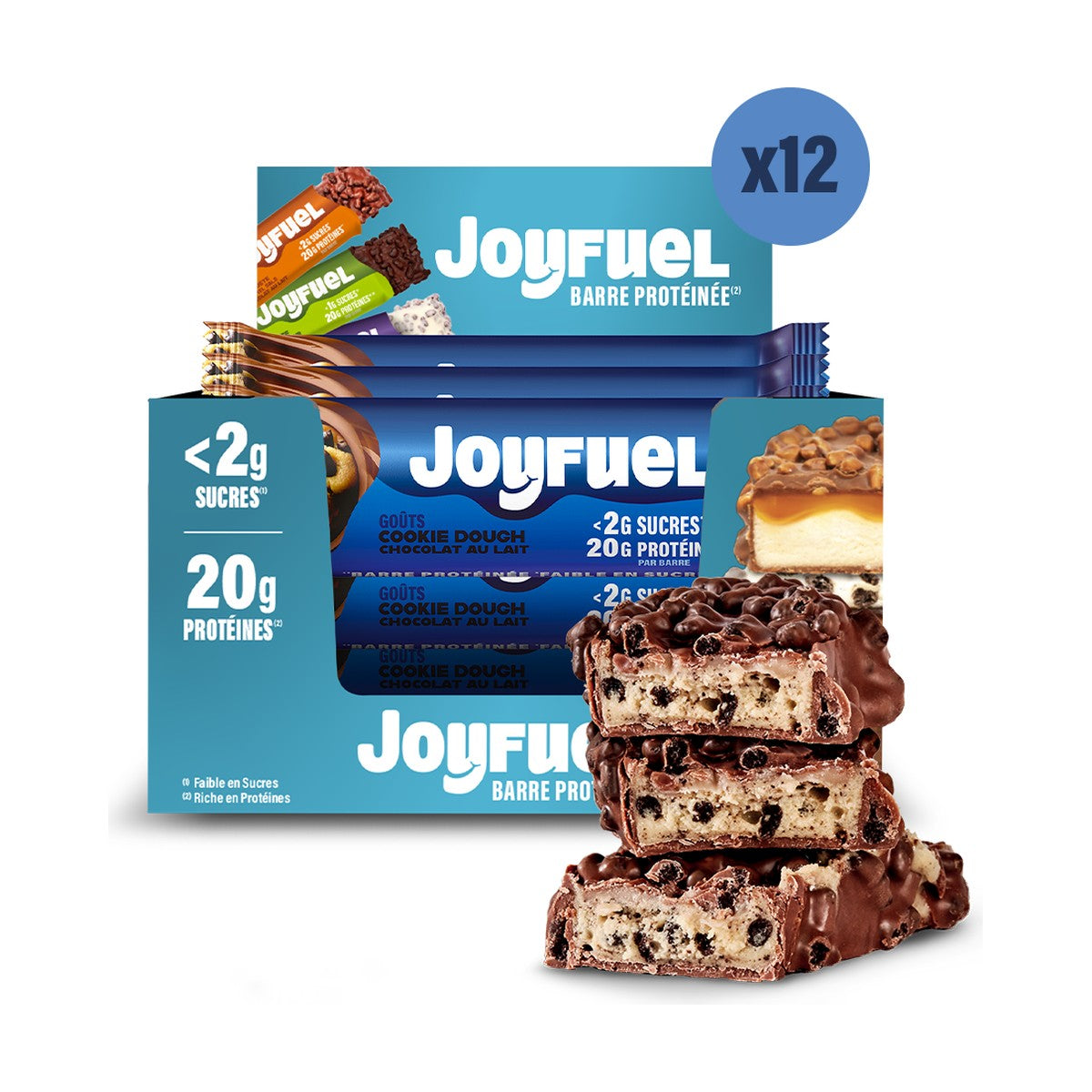 Joyfuel Milk Chocolate And Cookie Dough Protein Bar 55Gm