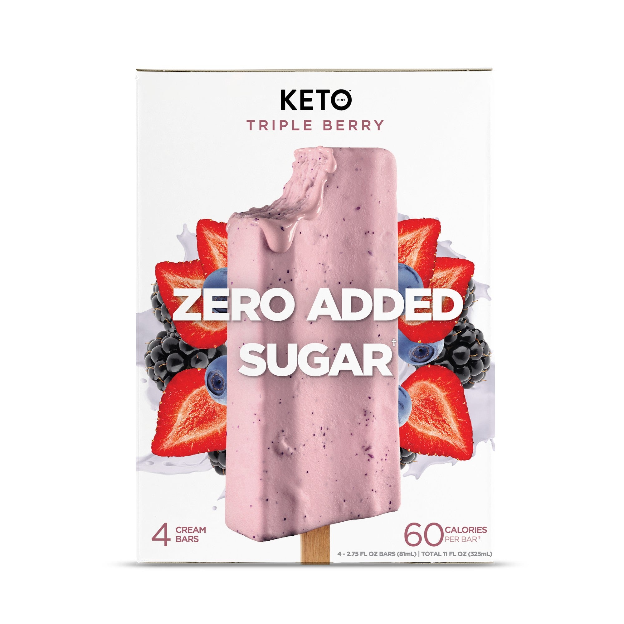 Keto Triple Berry Ice Cream 325Ml
