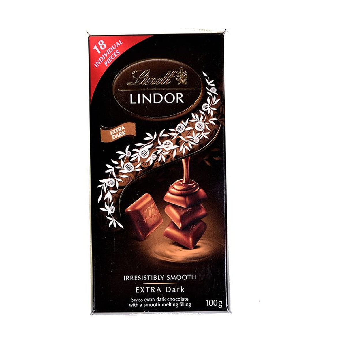 Lindt Extra Dark 60% Lindor 100Gm