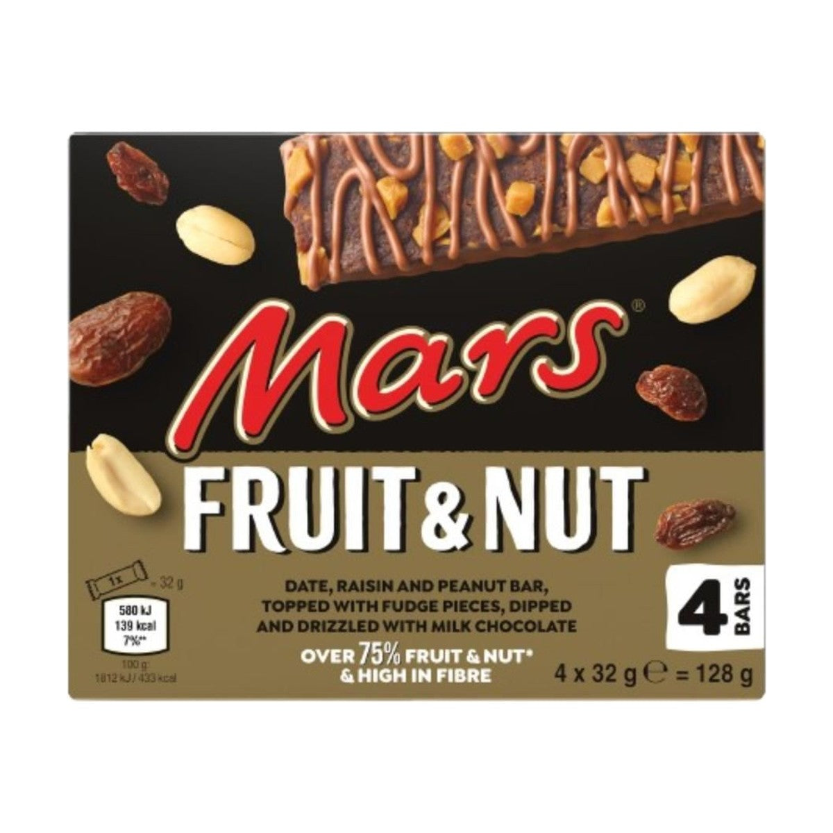Mars Triple Treat Fruit Nut And Chocolate 128Gm