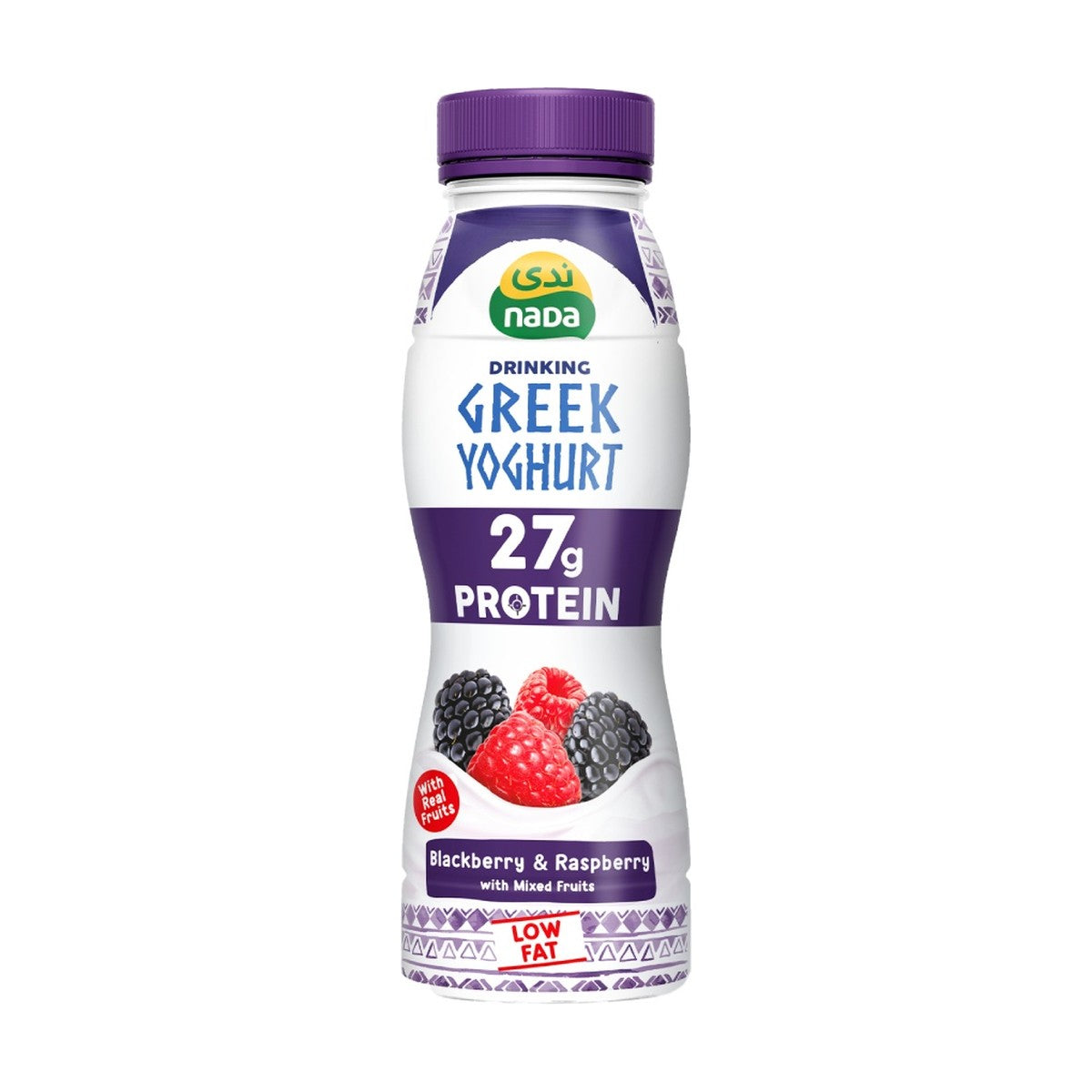 Nada Blackberry And Raspberry Protein Greek Yoghurt Drink 330Ml