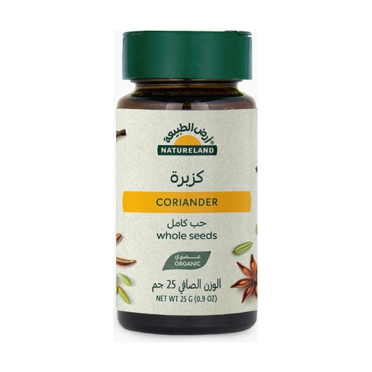Natureland Organic Whole Coriander Seeds 25g