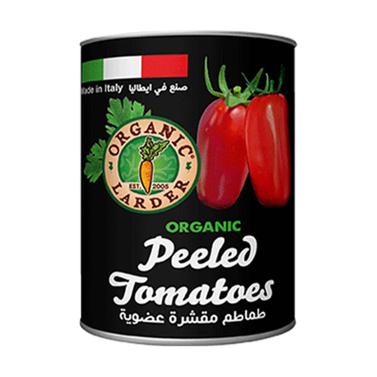 Organic Larder Peeled Tomatoes 400Gm