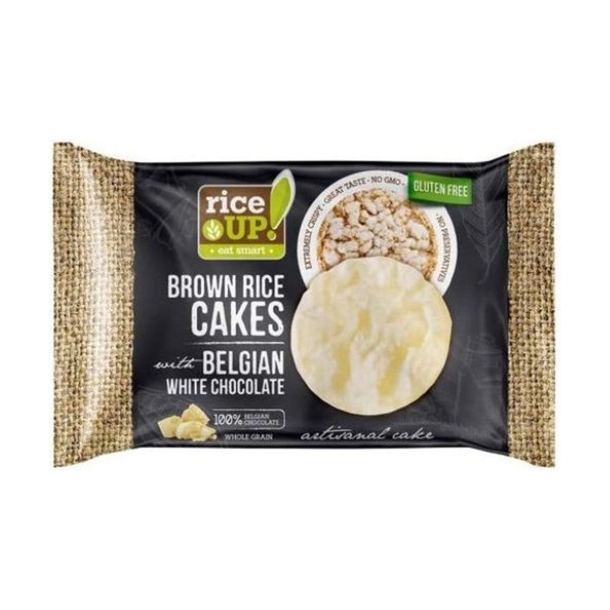 Rice Up Belgian White Chocolate Rice Cake 30Gm