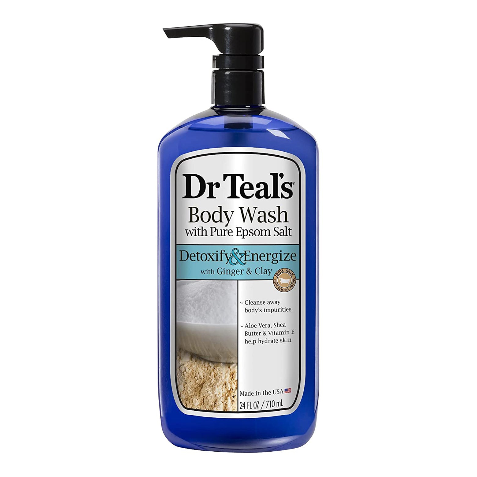 Dr Teals Detox Bady Wash 24Oz