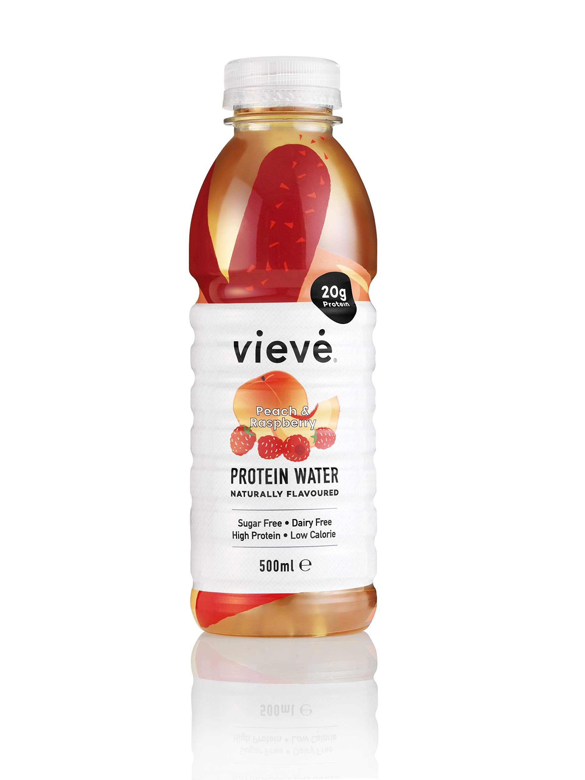 Vieve Peach & Raspberry Flavored Protein Water 500Ml