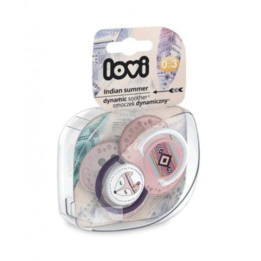Lovi 0-3 Months Indian Summer Girl Dynamis Soother 2Count
