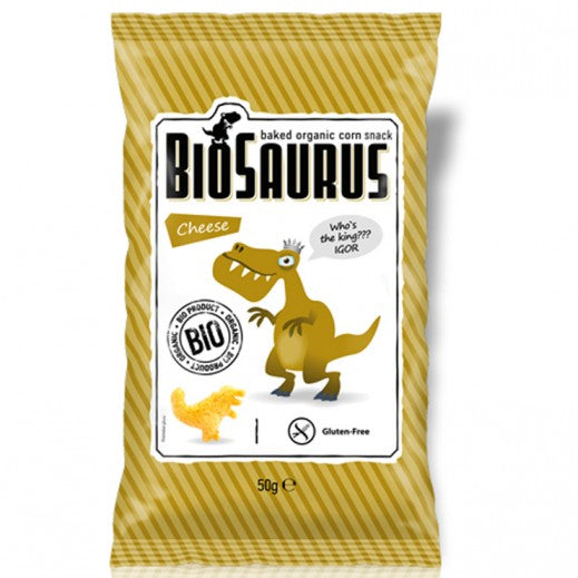 Biosaurus Cheese Baked Organic Cron Snack 50Gm