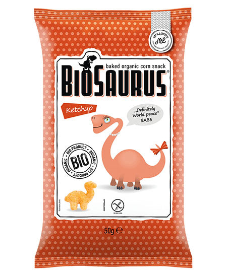 Biosaurus Ketchup Baked Organic Cron Snack 50Gm