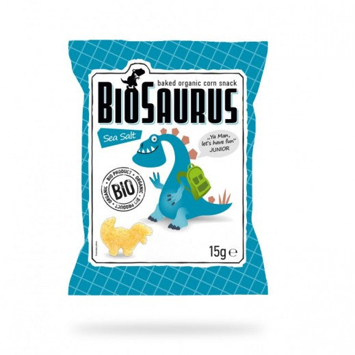 Biosaurus Salt Baked Organic Cron Snack 15Gm