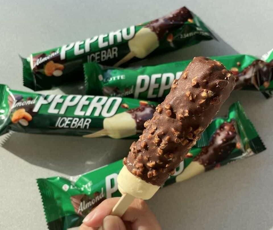 Pepero Almond Bar Ice Cream 75Ml