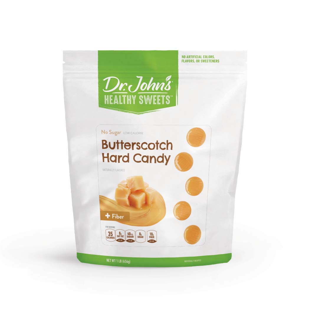 Dr.Johns Butterscotch Hard Candy Lollipops 109Gm