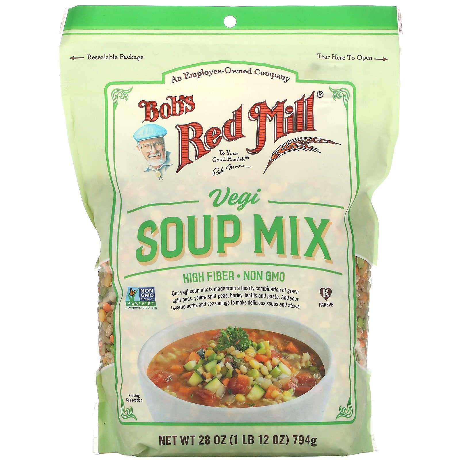 Bobs Red Mill Vegi Soup Mix 28Oz