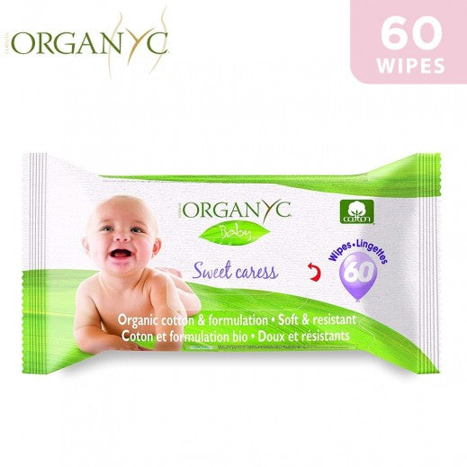 Organyc Cotton Baby Wipes 60