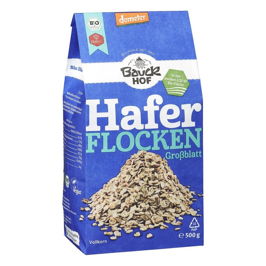 Bauckhof Organic Jumbo Oats 500Gm