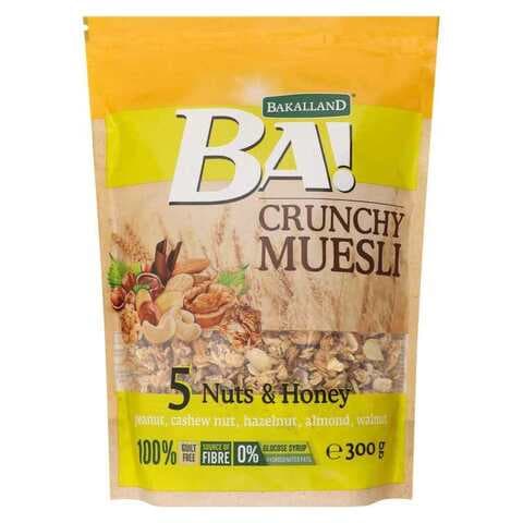 Bakalland Nuts With Honey Crunchy Muesli 300Gm