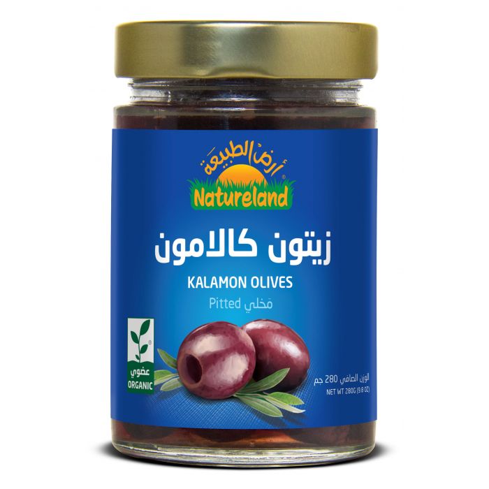 Natureland Kalamon Olives Pitted 280Gm