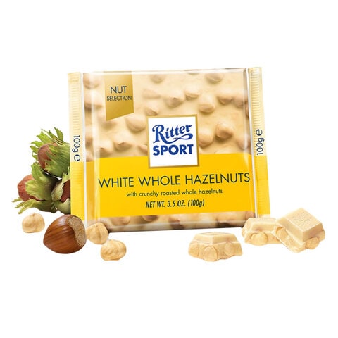ريتر سبورت شوكولاتة البندق البيضاء الكاملة 100 جم