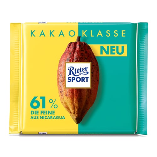 Ritter Sport Dark Chocolate 61% 100Gm