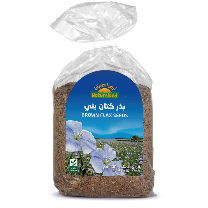 Natureland Brown Flax Seeds 500Gm