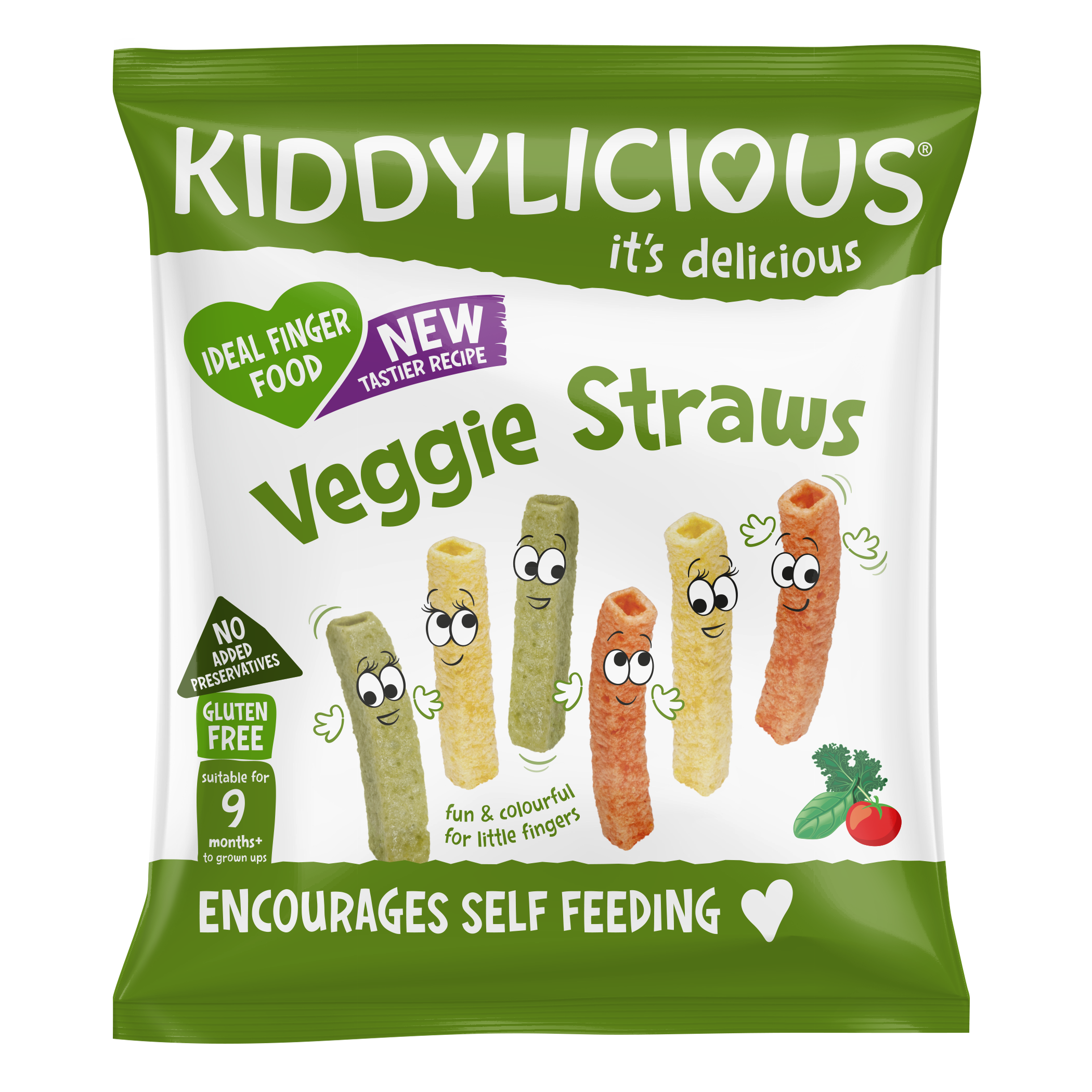 Kiddylicious Veggie Straws 12Gm