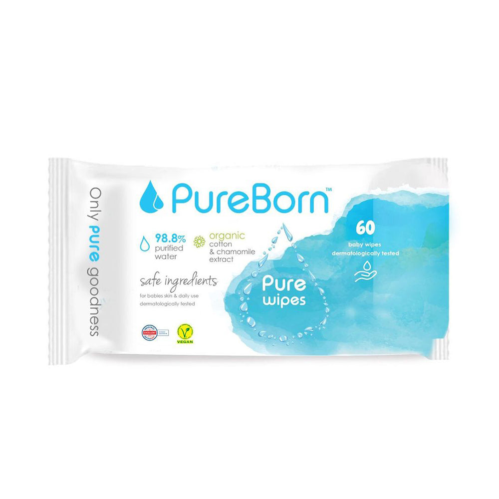 Pureborn Single 60 Pcs Wipes 0Pcs