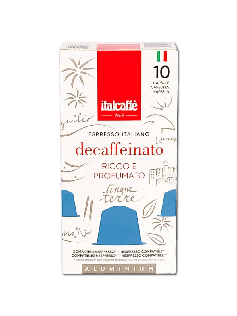 Italcaffe Decaffaniato 10 Pcs Nespresso Capsules 50Gm